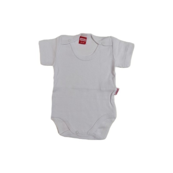 Κορμάκι κοντομάνικο λευκό